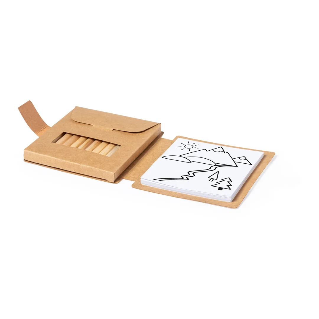 Set Lauglin, dettaglio del nastro di chiusura sull'aletta