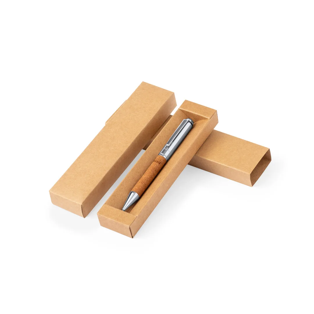 Penna Rayulk nell'astuccio individuale in cartone kraft