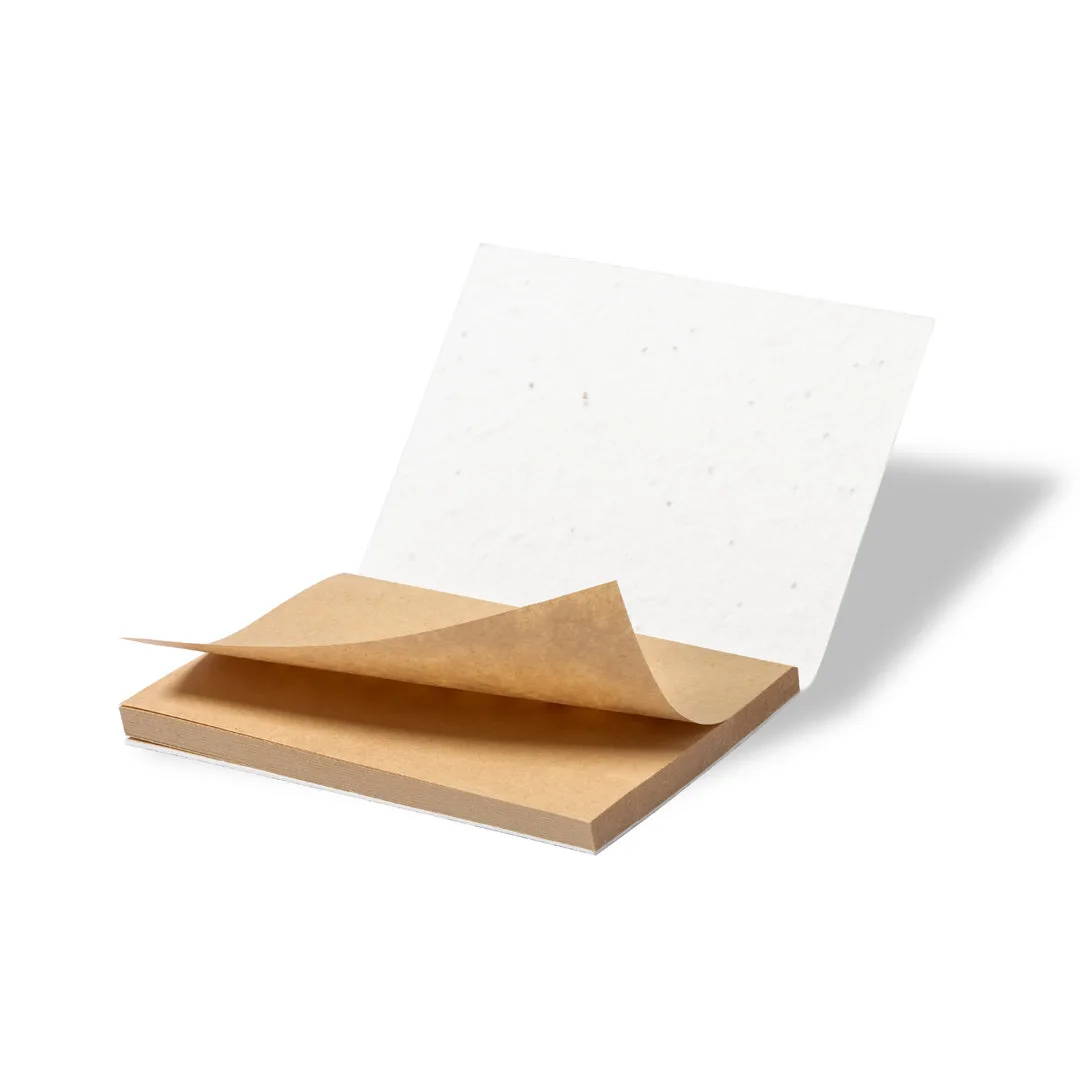 Bloc-notes con semi Zomek con copertina in carta da semi, vista frontale