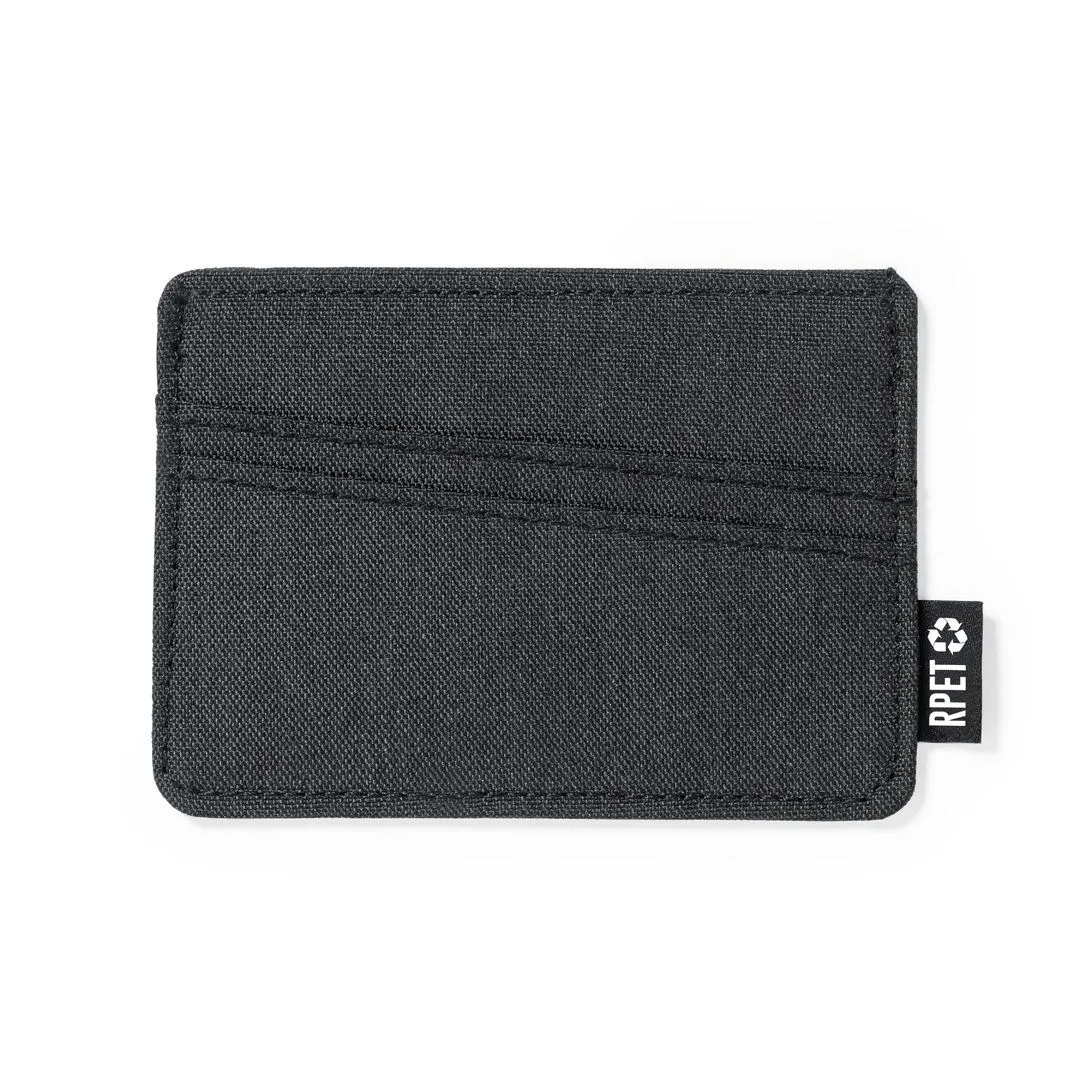 Porta carte Copek in RPET nero