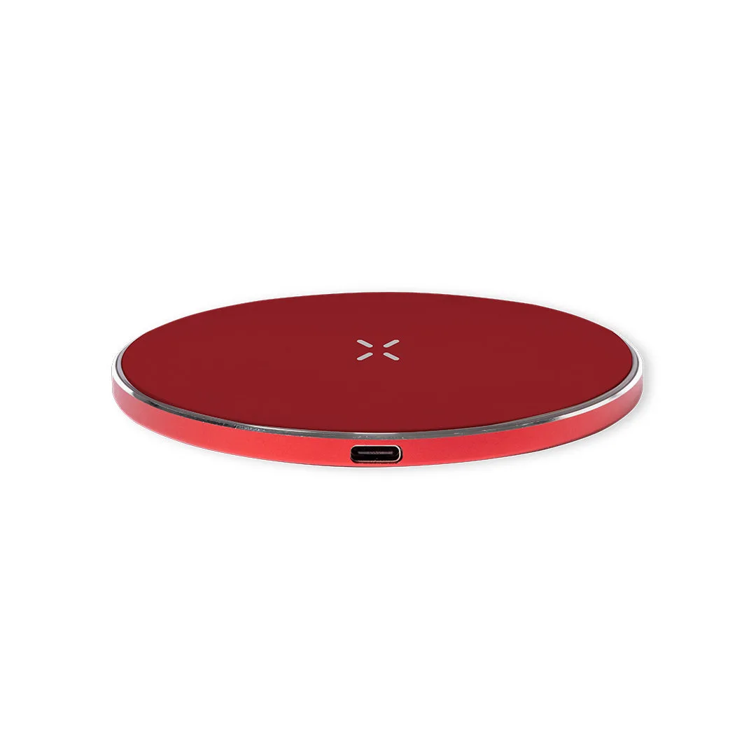 Caricatore wireless Golop in alluminio riciclato, vista dall'alto