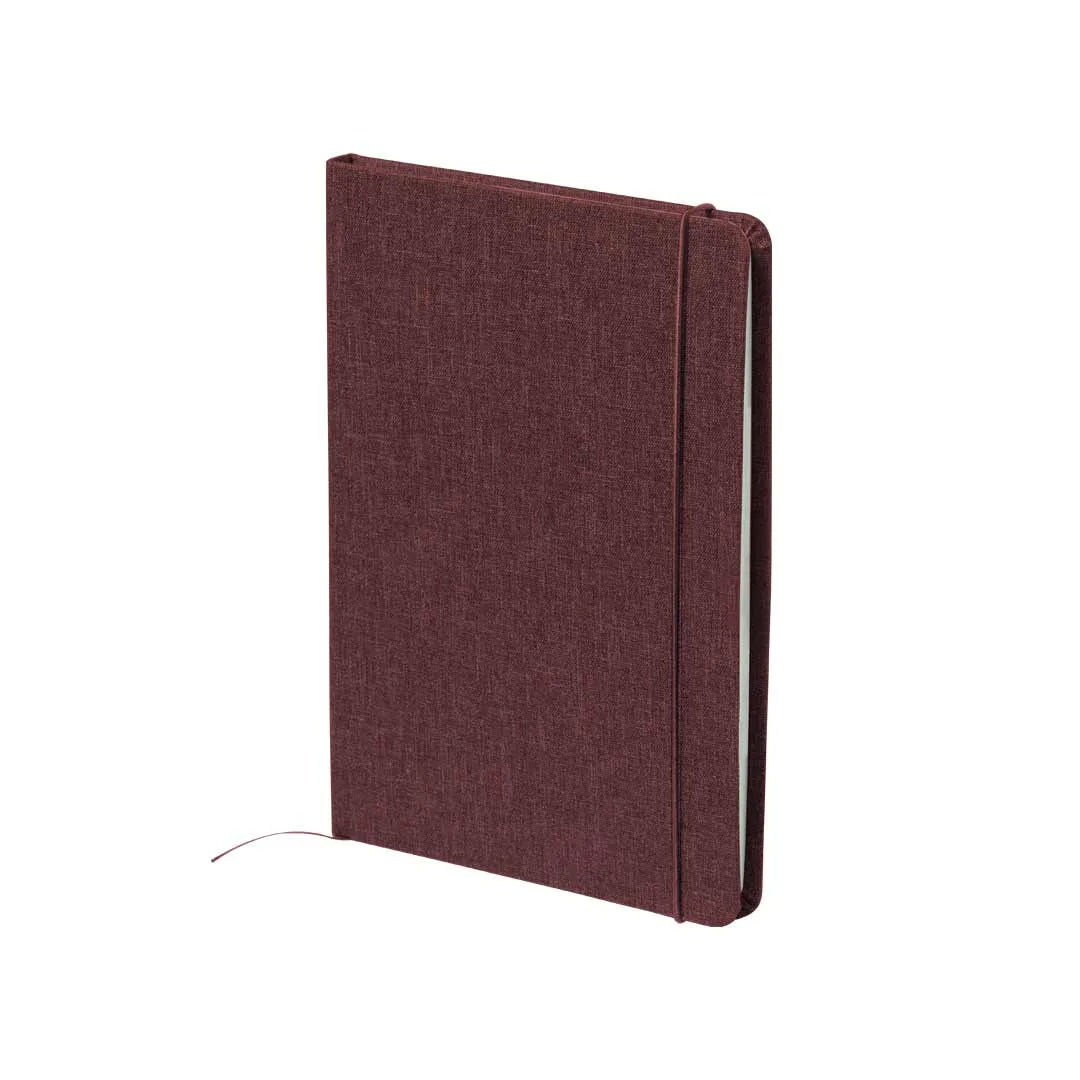 Block notes Renolds con copertina rigida in RPET, vista di tre quarti
