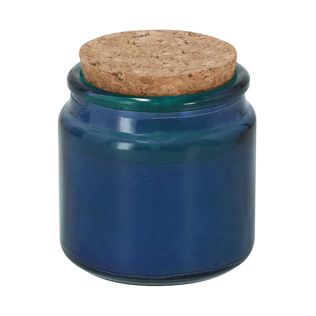 Candela Aromatica Fermix nel vetro blu