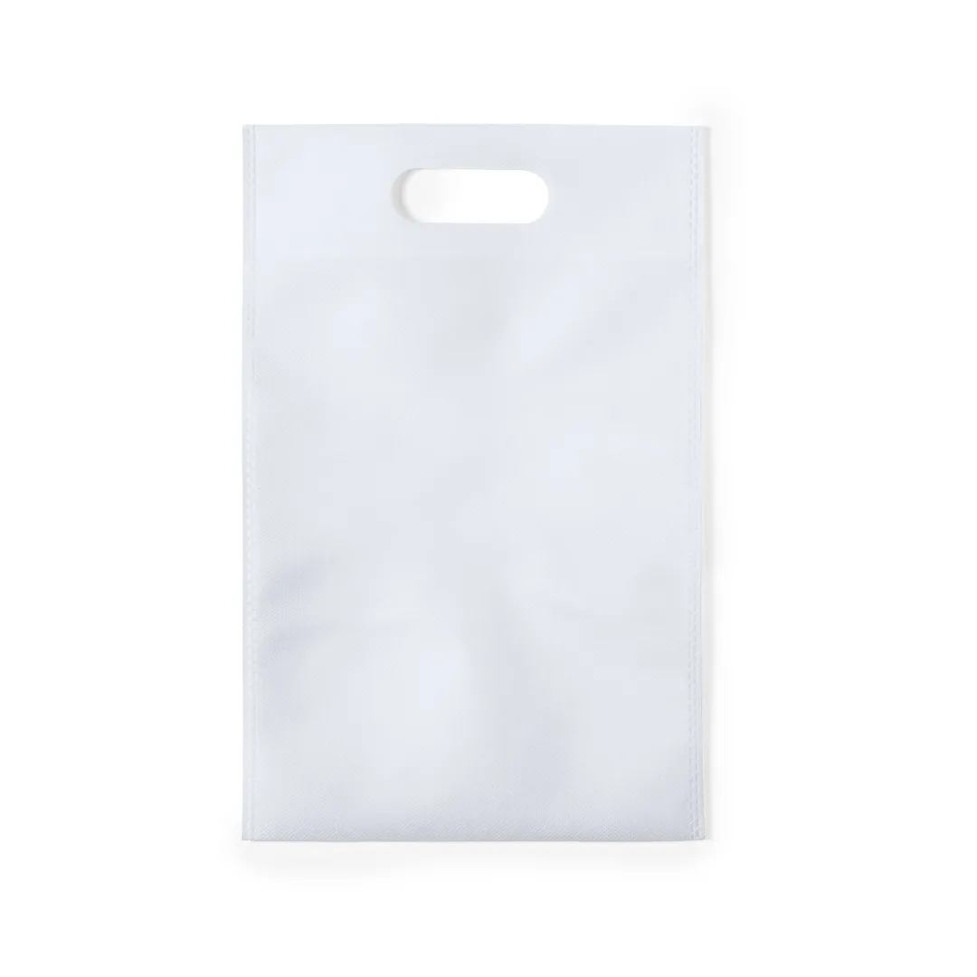 Borsa in TNT per calzature nel colore bianco