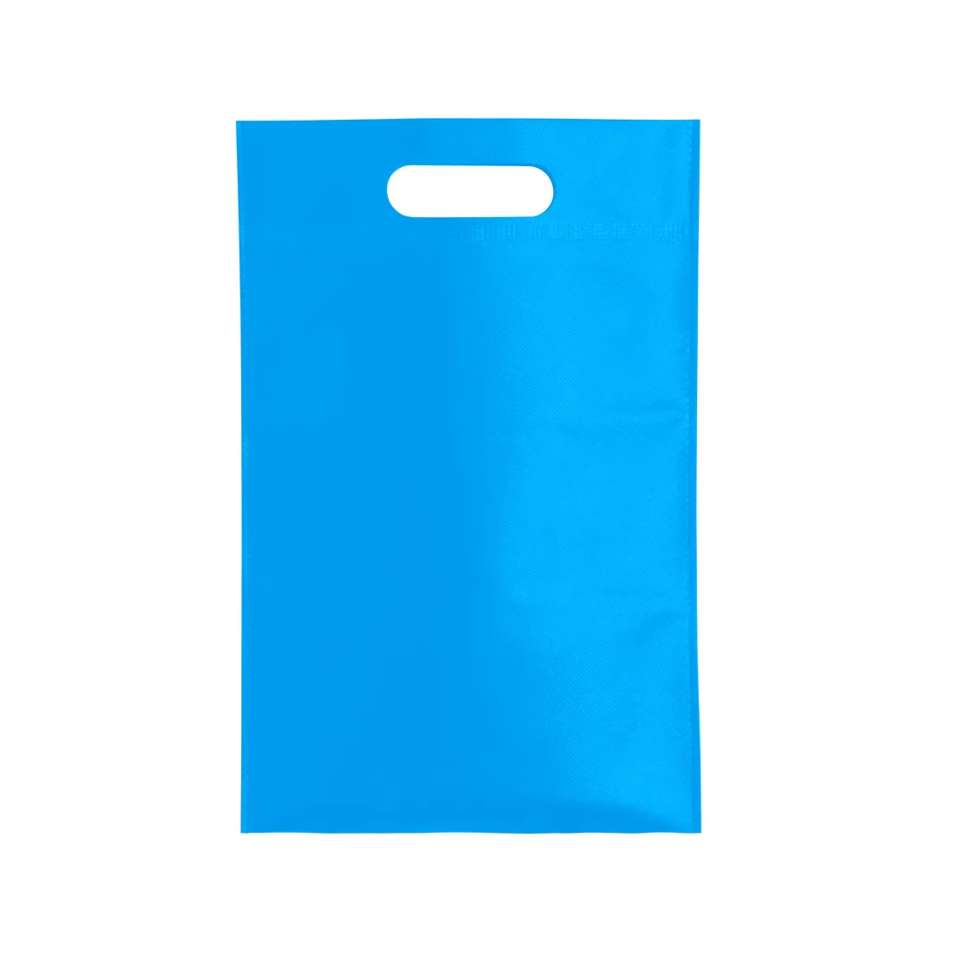 Borsa in TNT per calzature nel colore azzurro