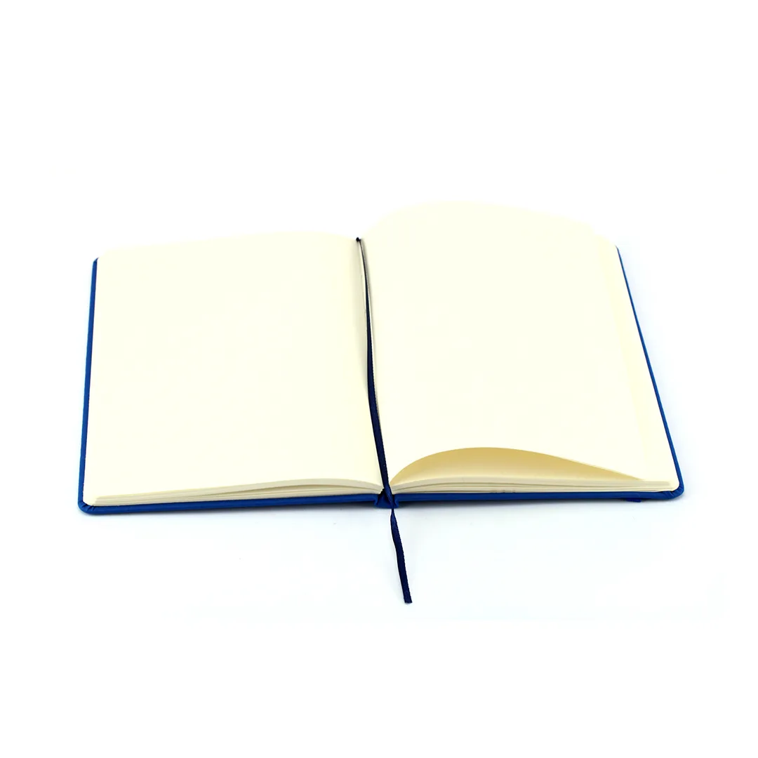 Block notes Cilux A5 con copertina morbida ed elastico di chiusura, vista frontale