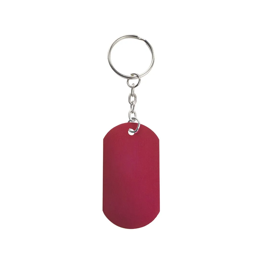 Portachiavi Nevek in alluminio rosso