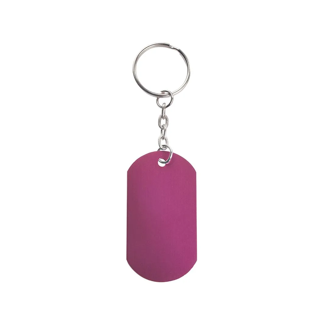 Portachiavi Nevek in alluminio fucsia