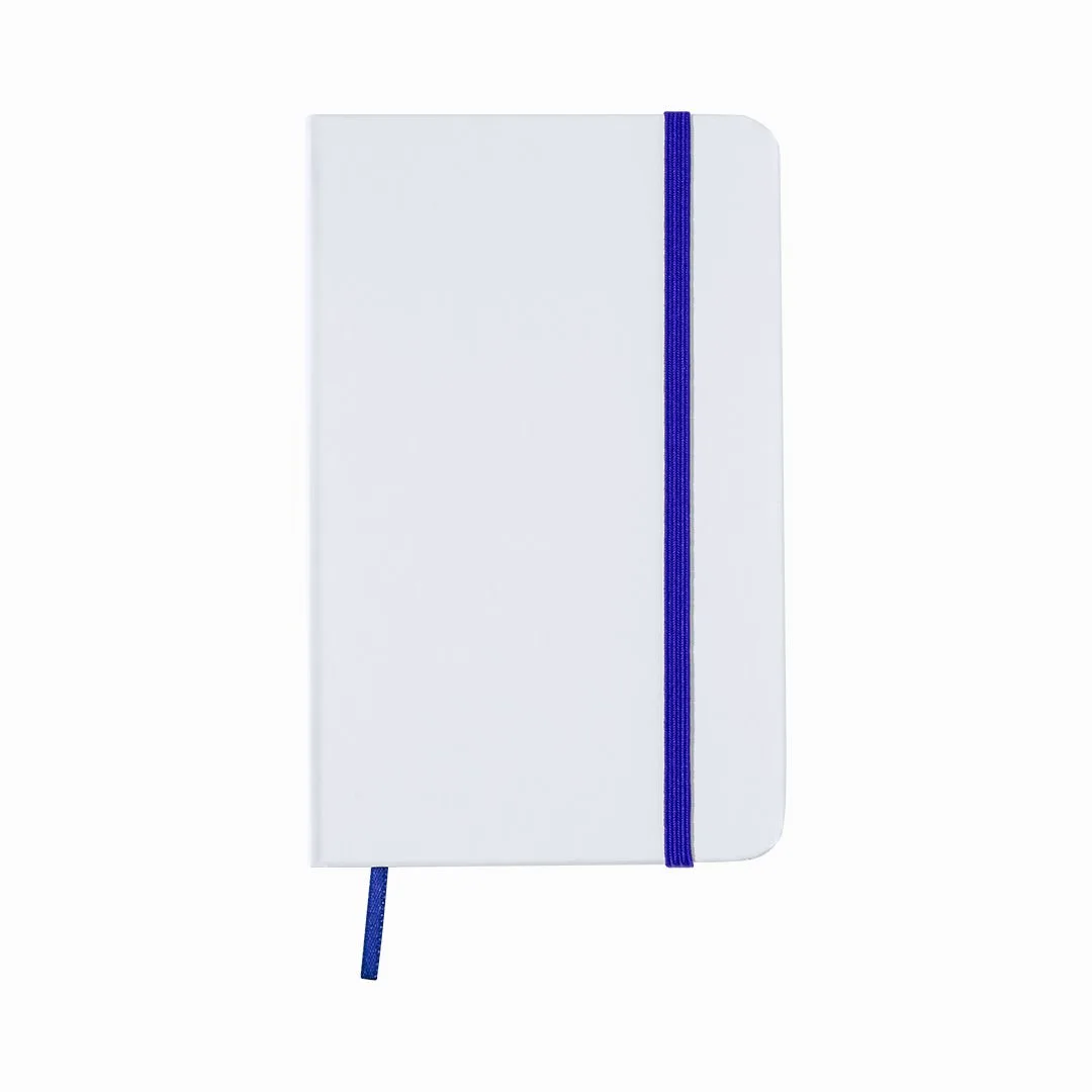 Block Notes Yakis nel colore bianco / blu