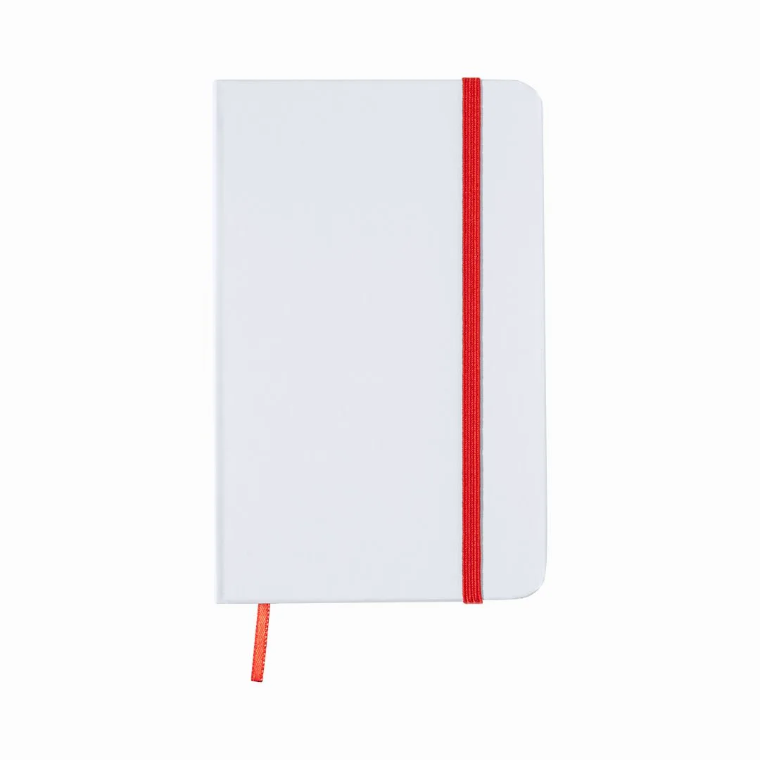 Block Notes Yakis nel colore bianco / rosso