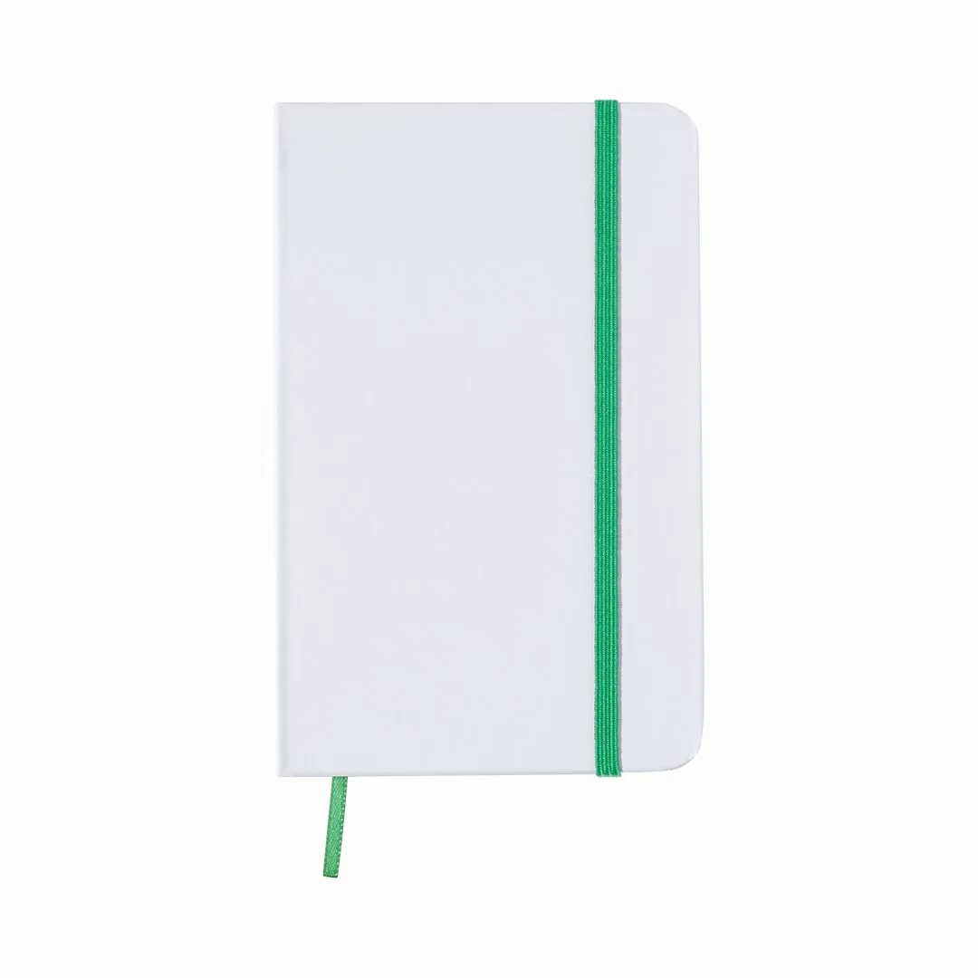 Block Notes Yakis nel colore bianco / verde