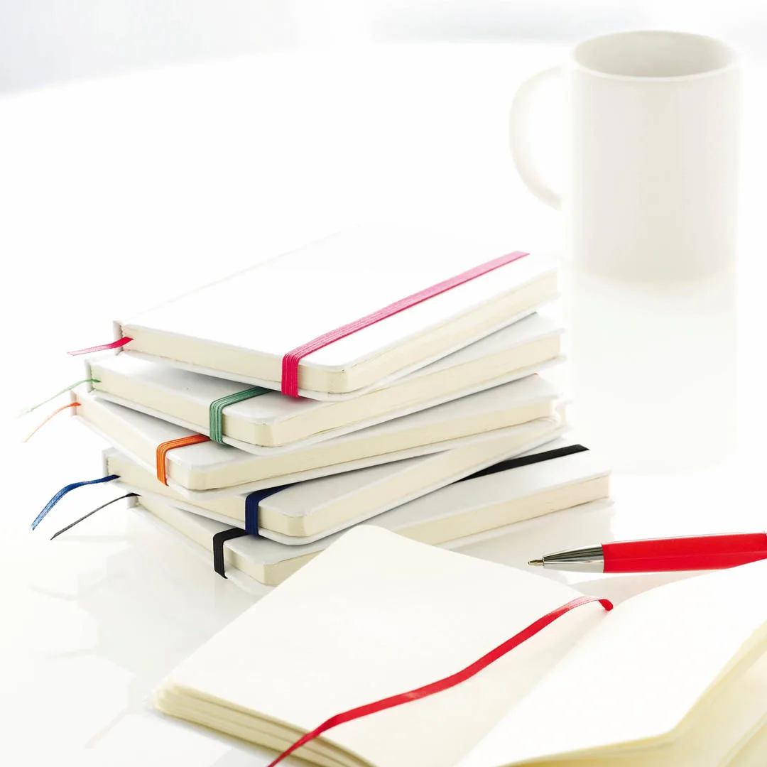 Block notes Yakis, dettaglio della rilegatura elastica
