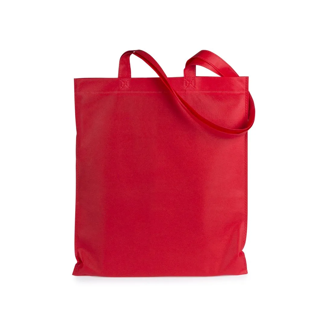 Shopper in TNT nel colore rosso