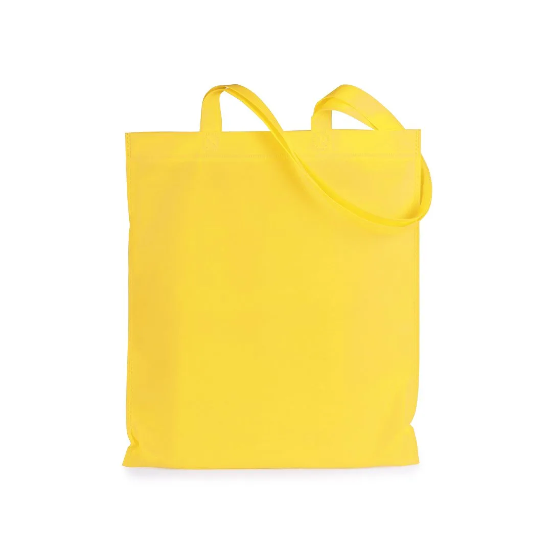 Shopper in TNT nel colore giallo