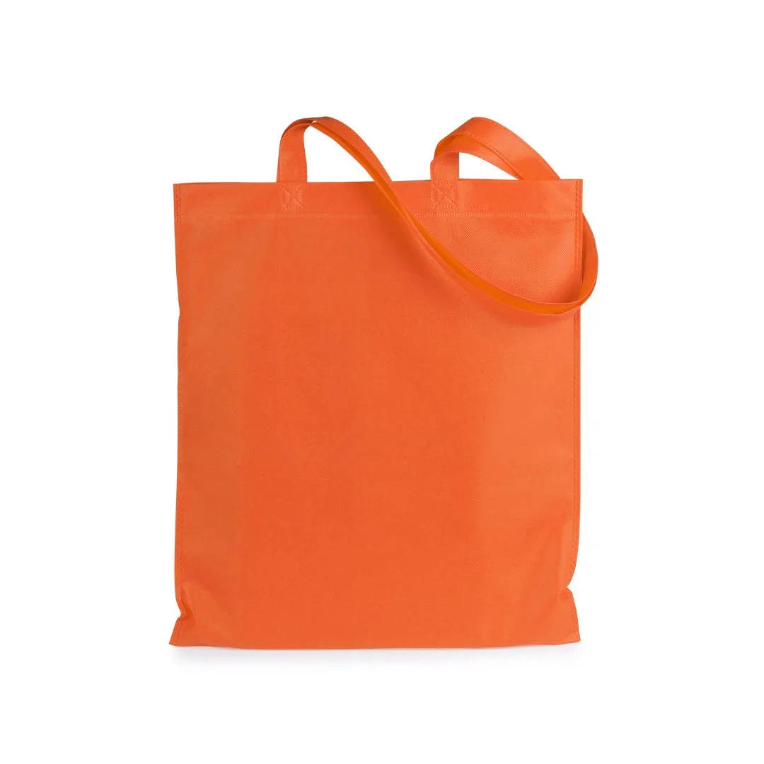 Shopper in TNT nel colore arancione