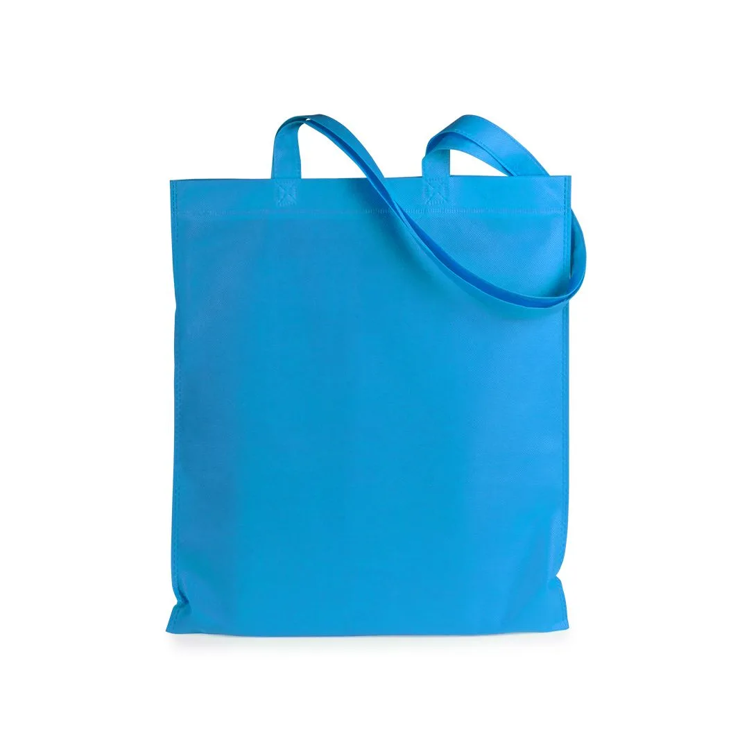 Shopper in TNT nel colore azzurro