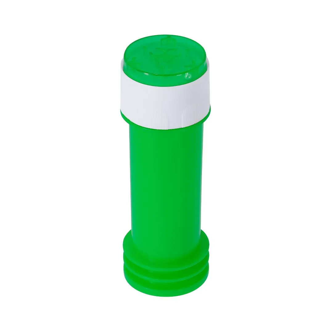 Bolle di sapone con il vostro logo sul flacone nel colore verde
