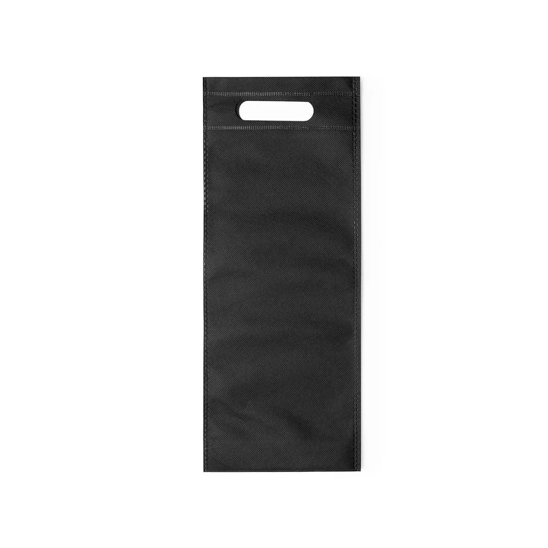 Borsa portabottiglia in TNT nel colore nero