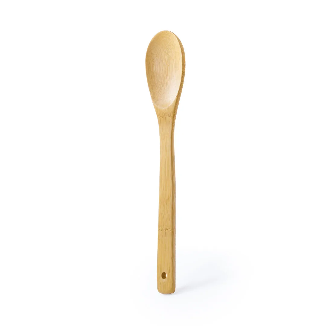 Cucchiaio da cucina Selma in bambù da 30 cm, vista intera