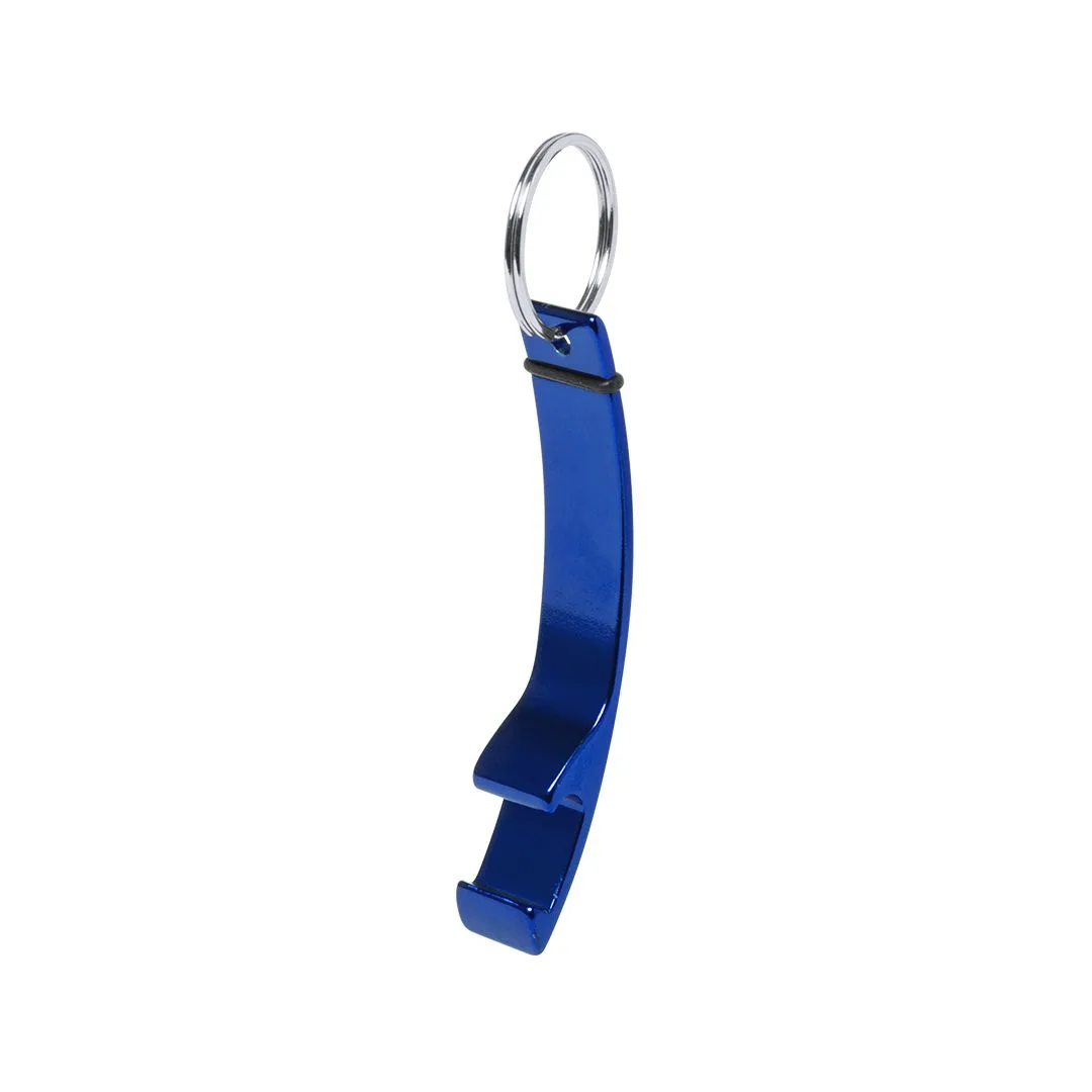 Apribottiglia portachiavi Milter in alluminio blu