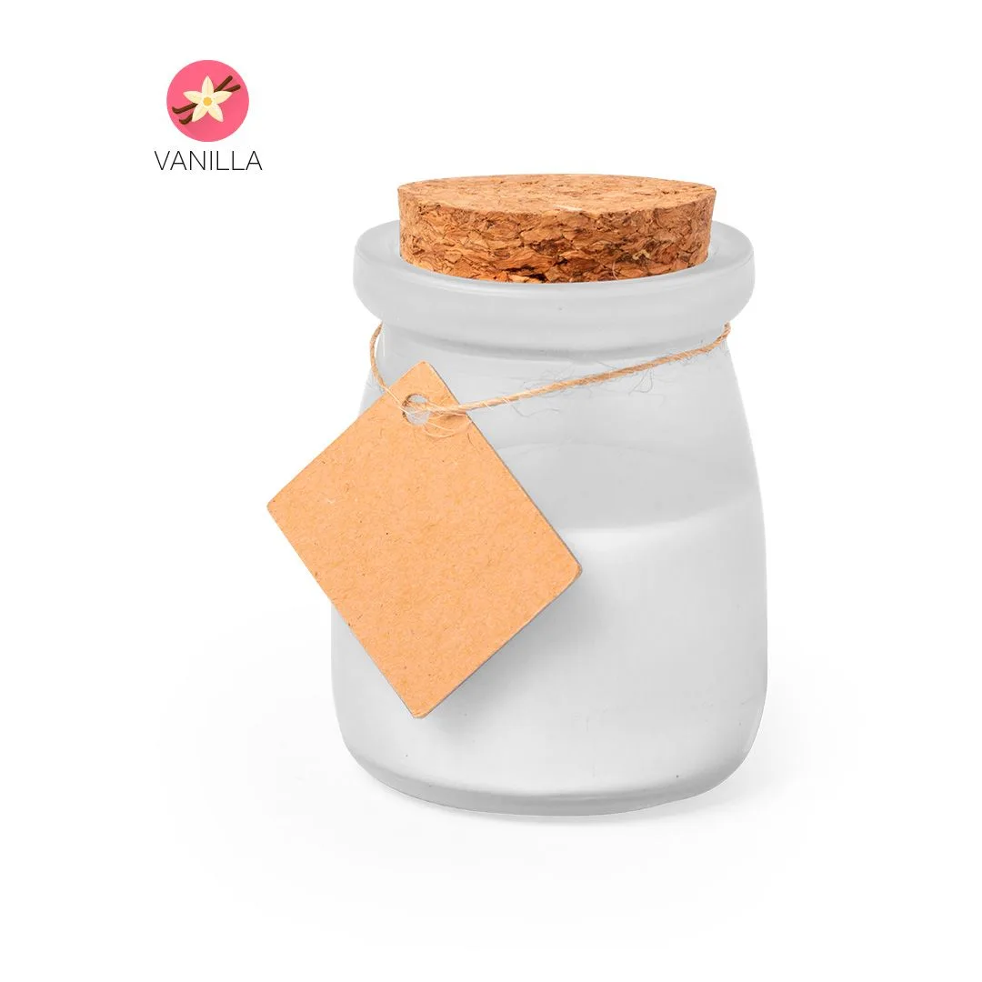 Candela Aromatica Tepor nel colore bianco