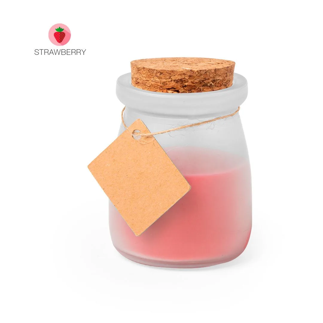 Candela Aromatica Tepor nel colore rosso