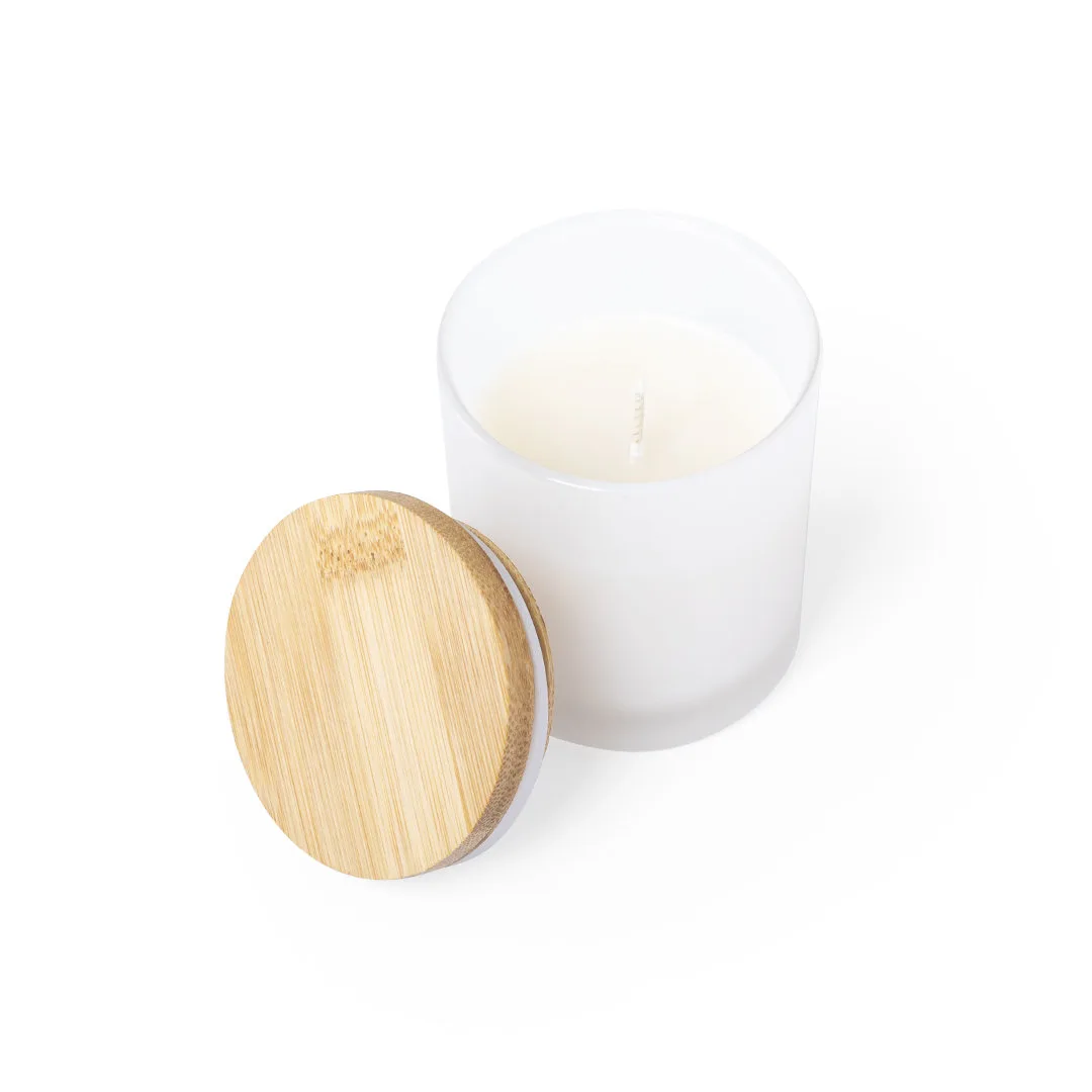 Candela Aromatica Trivak nel colore bianco
