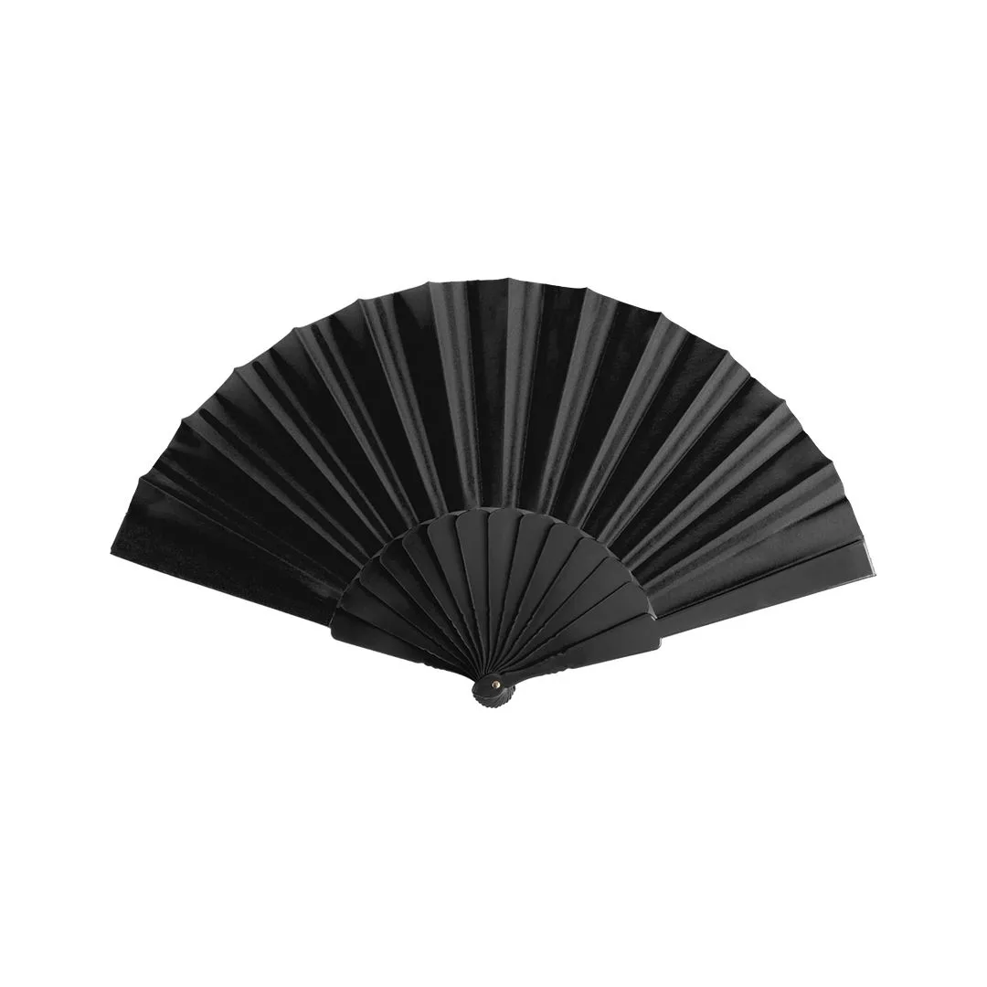 Ventaglio Tela nel colore nero