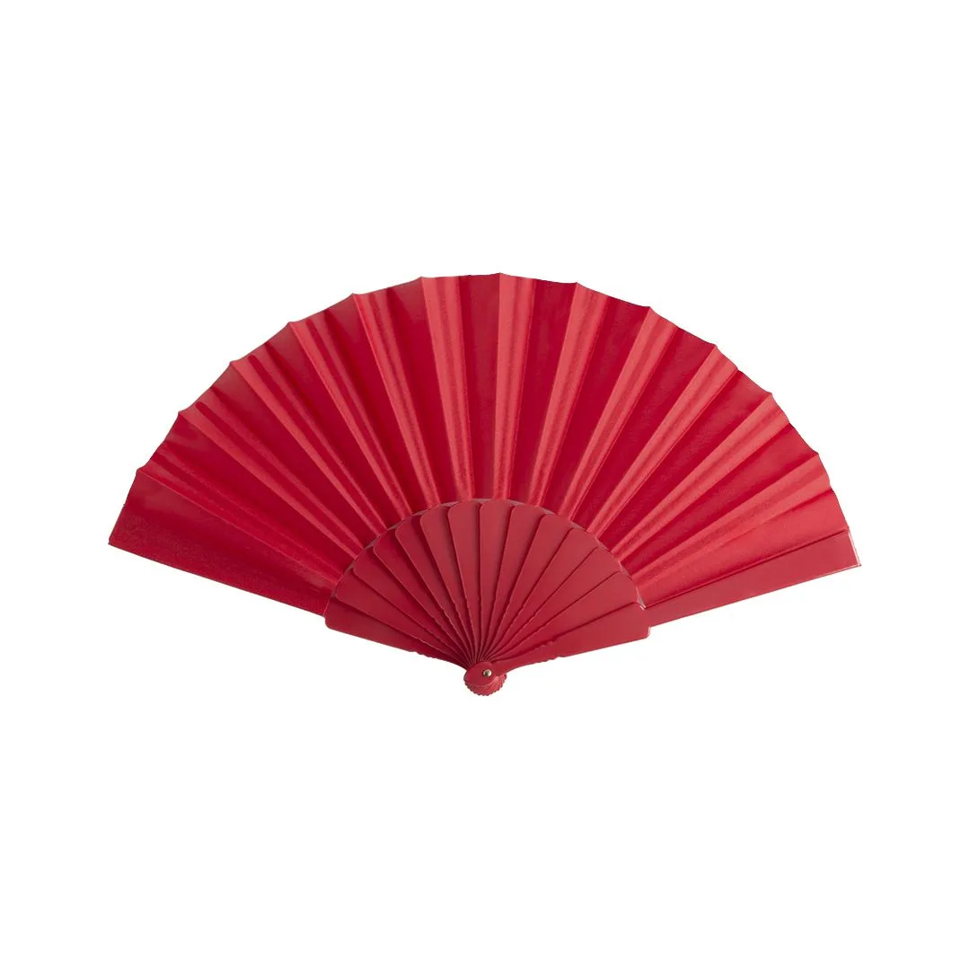 Ventaglio Tela nel colore rosso