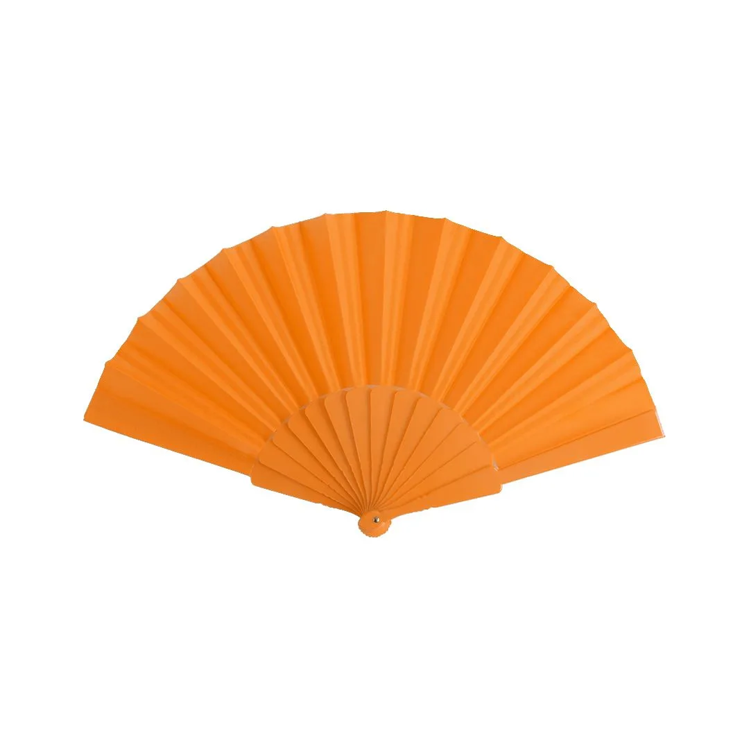 Ventaglio Tela nel colore arancione