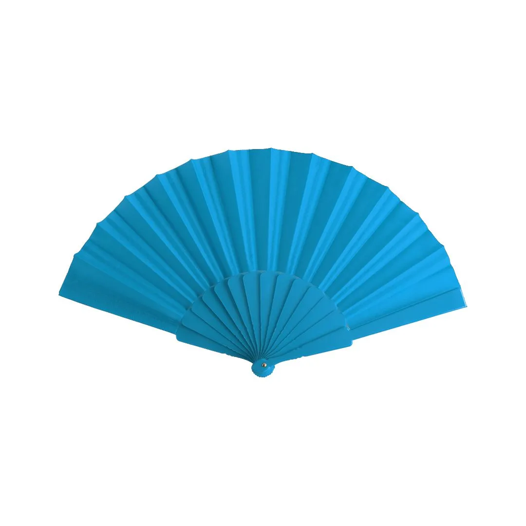 Ventaglio Tela nel colore azzurro
