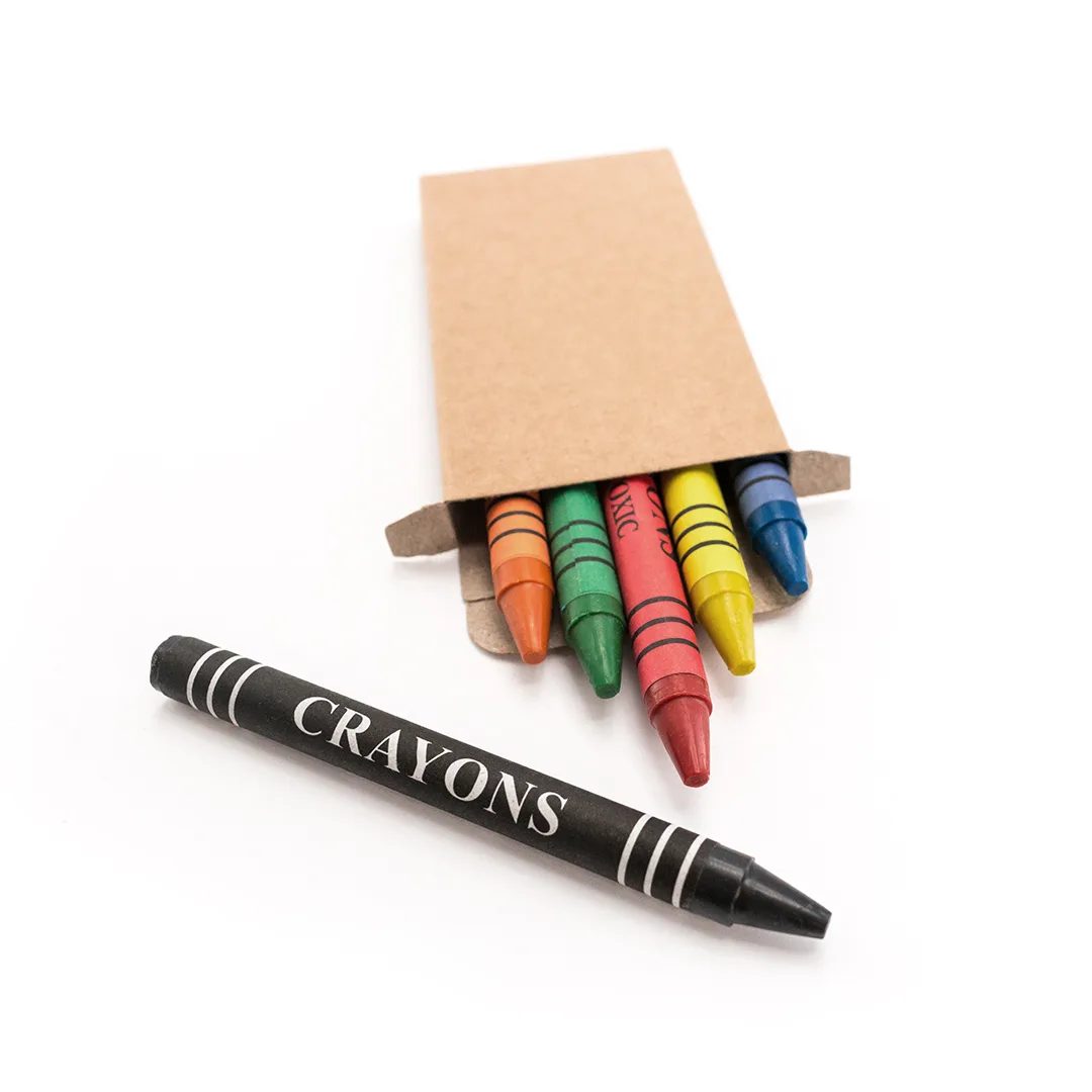 Set Colori Cera Pichi, scatola di cartone naturale con sei cere
