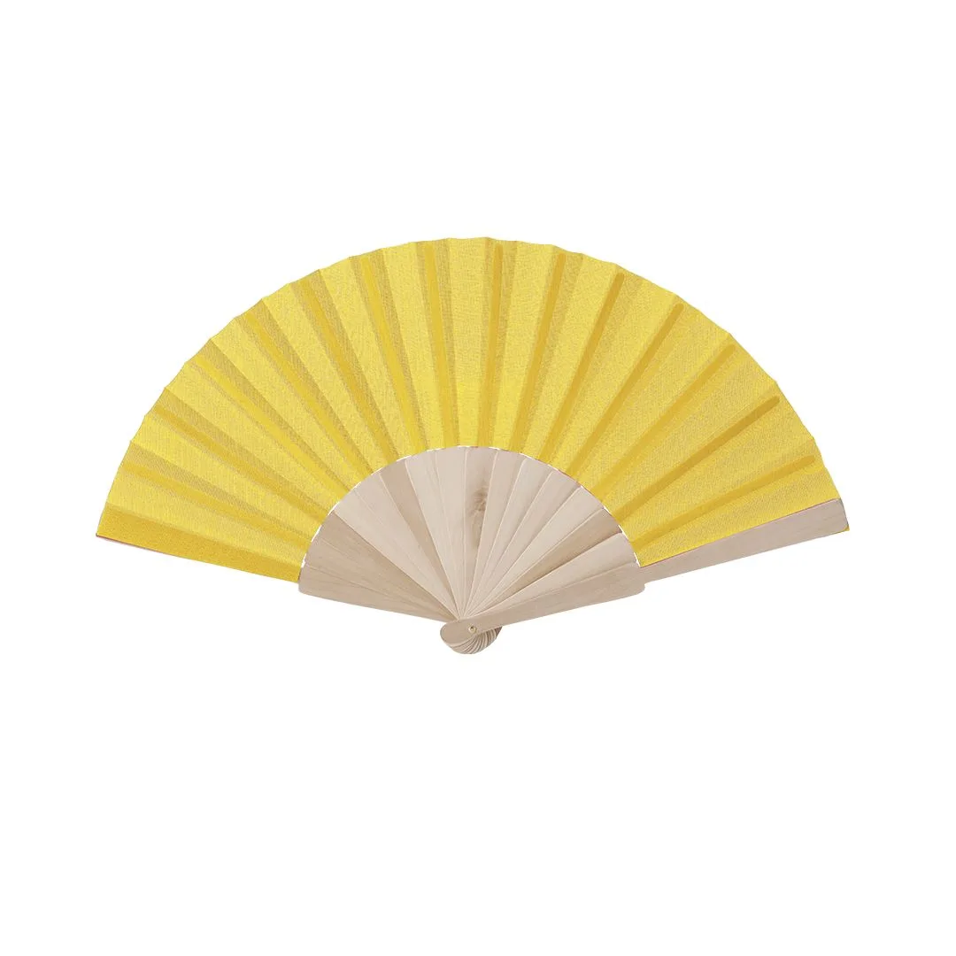 Ventaglio Folklore nel colore giallo