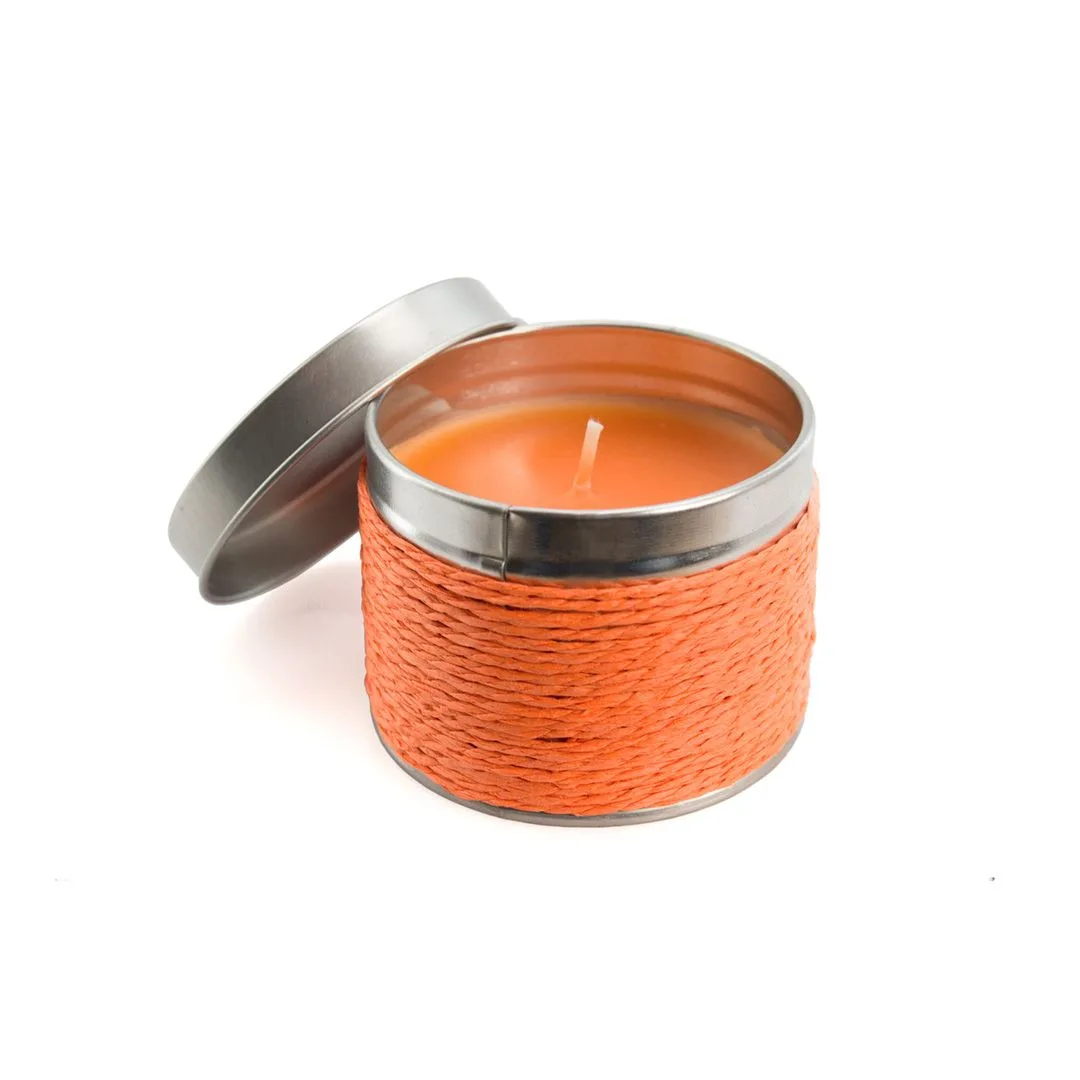 Candela Aromatica Shiva nel colore arancione