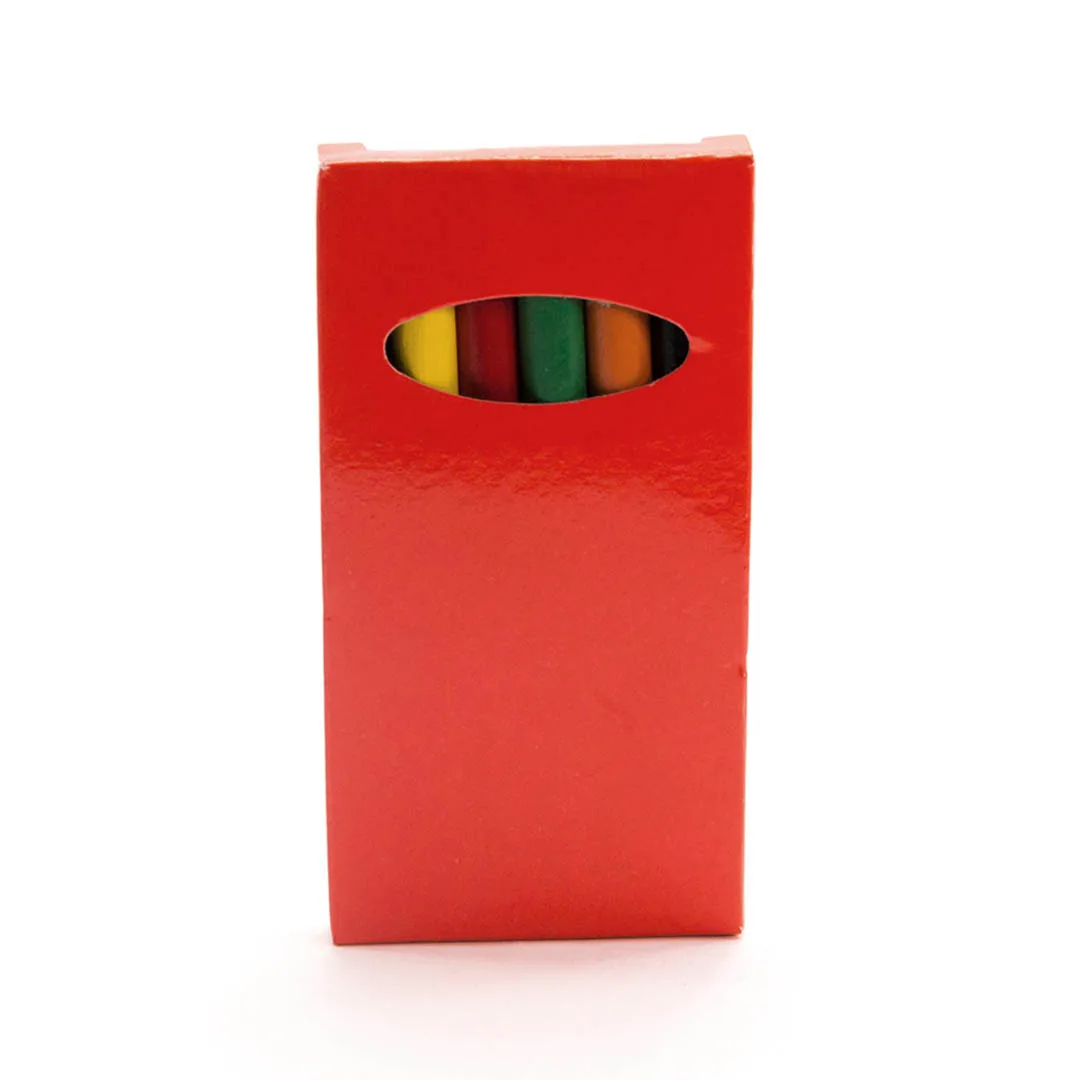 Set di sei matite colorate Garten, scatola di cartone con finestra