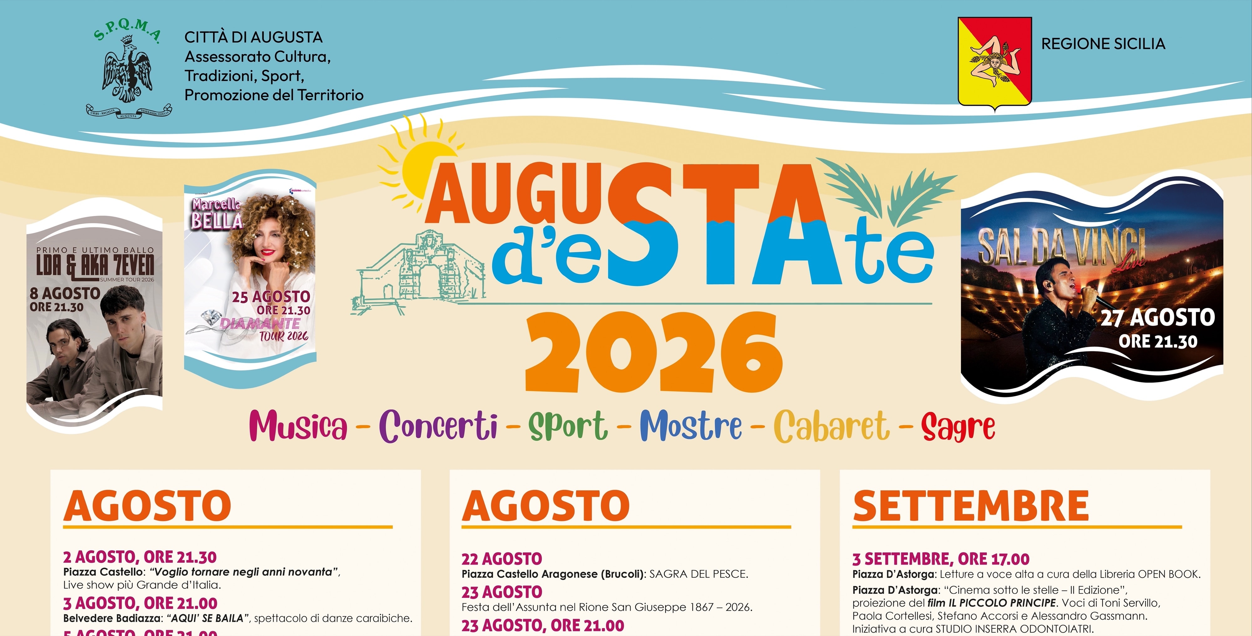 Augusta d'Estate 2026 — Comune di Augusta