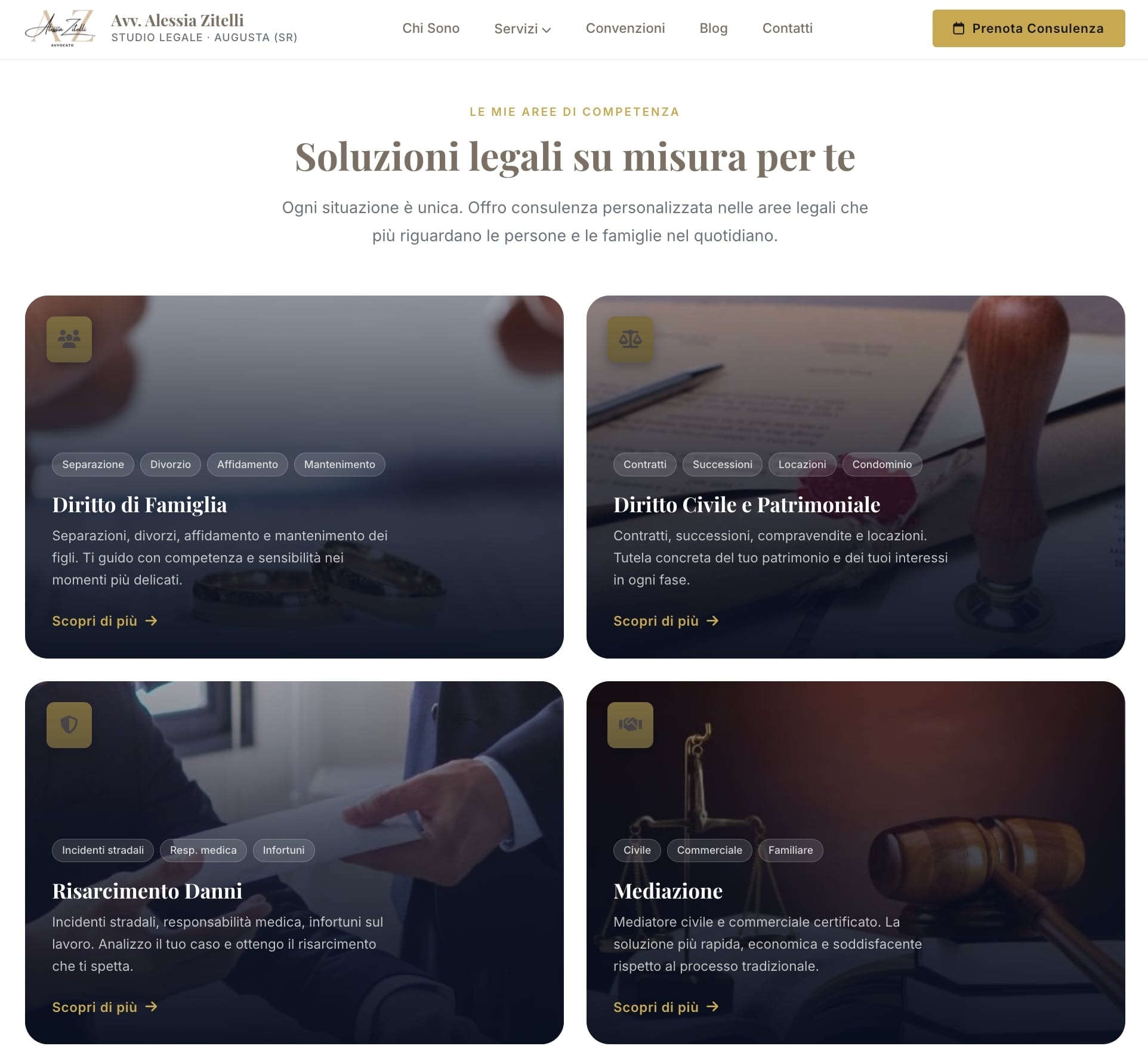 Studio Legale Avv. Alessia Zitelli — Augusta (SR)